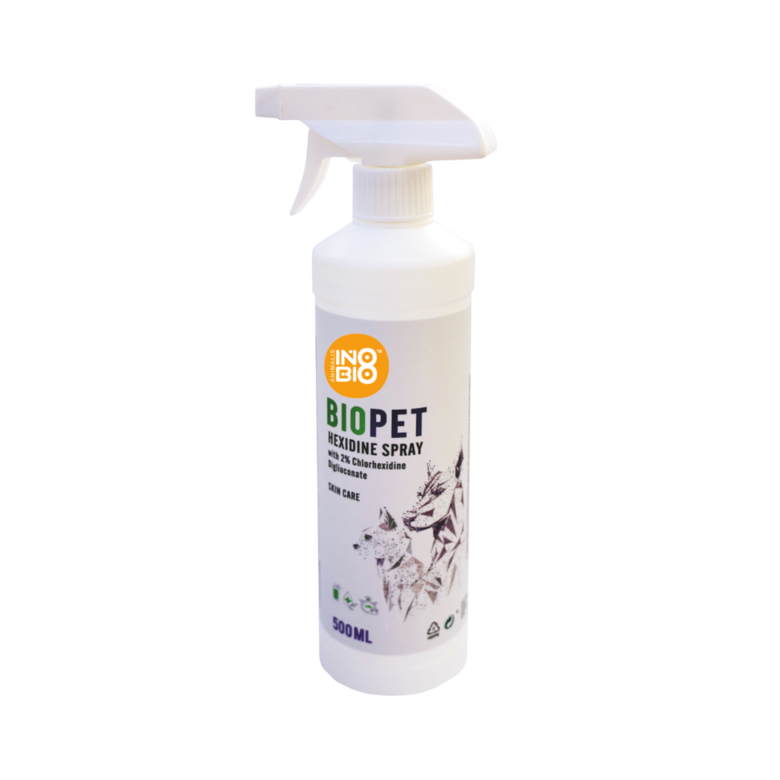 BIOPET HEXIDINE SPRAY antiseptisks aerosols suņiem un kaķiem 