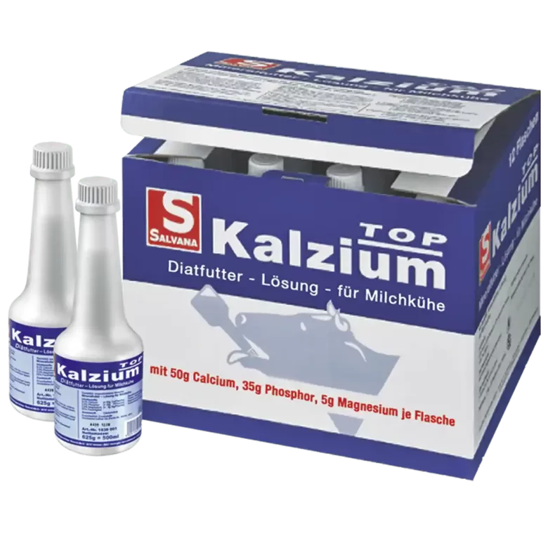 SALVANA KALZIUM TOP ātras iedarbības papildbarība slaucamām govīm
