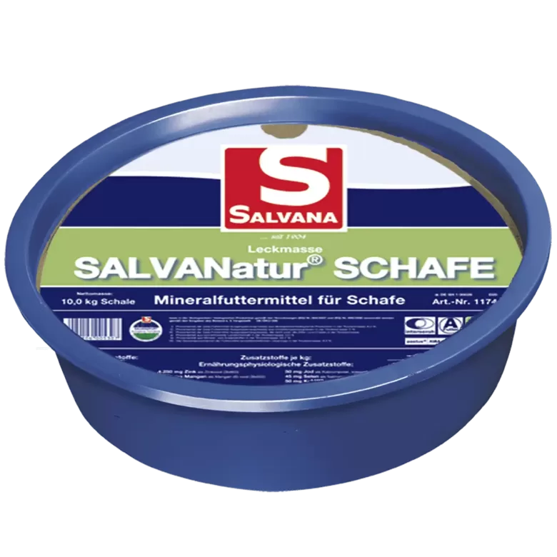 SALVANATUR LECKMASSE SCHAFE laizāma papildbarība aitām bioloģiskām saimniecībām